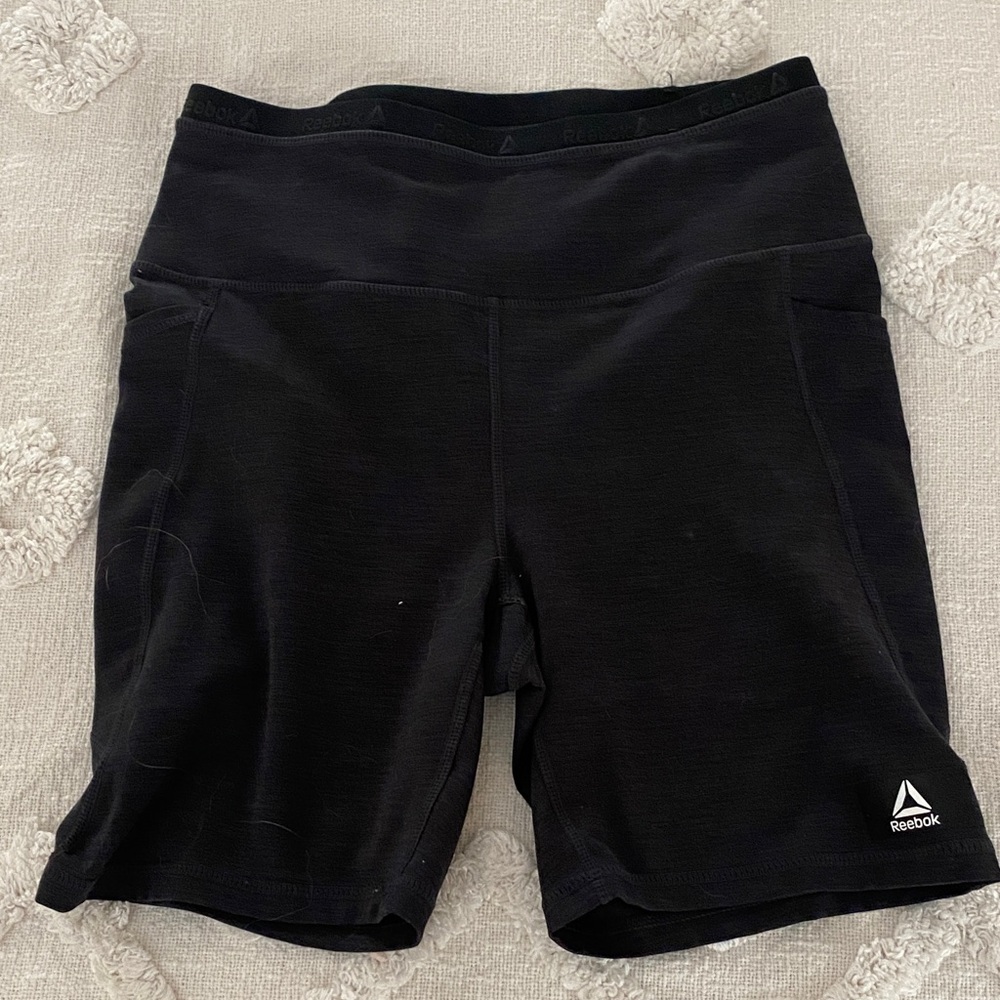 Reebok Women's Black Bike Shorts